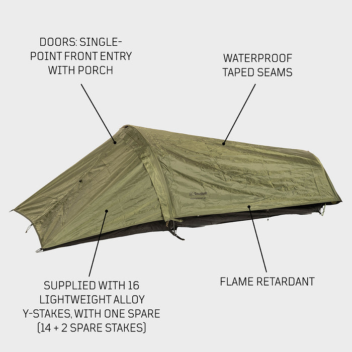 snugpak one man tent Ionosphere IX WGTE