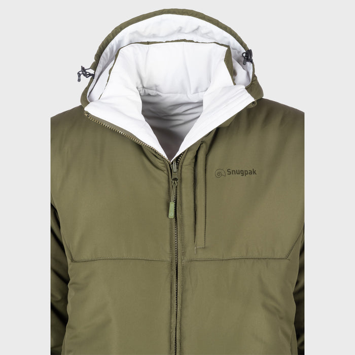 Olive/White