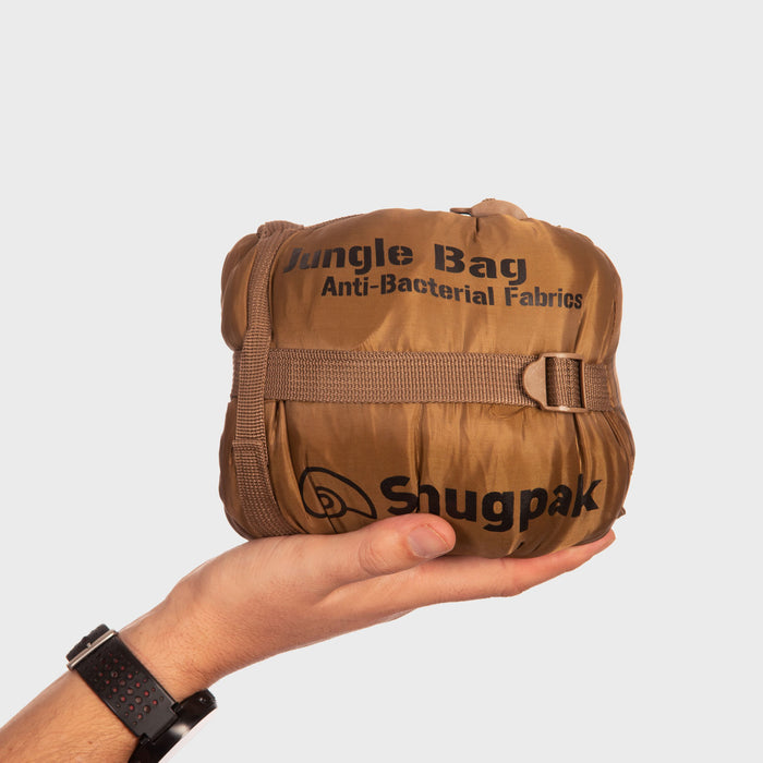 Snugpak | Jungle Bag met ingebouwd klamboe en antibacteriële stoffen (ritssluiting aan de rechterkant, olijf Snugpak | Jungle Bag met ingebouwd klamboe en antibacteriële stoffen (ritssluiting aan de rechterkant, olijf